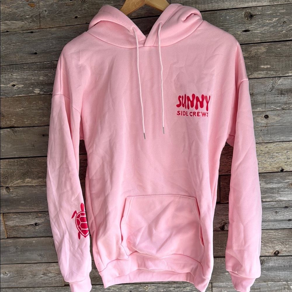Sunny Side Crew Pink Hoodie